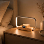 Landwee Smart Bedside Lamp with 3-in-1 Wireless Charging
